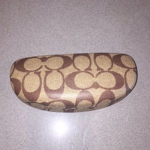 Authentic coach sunglasses case pen holder clutch